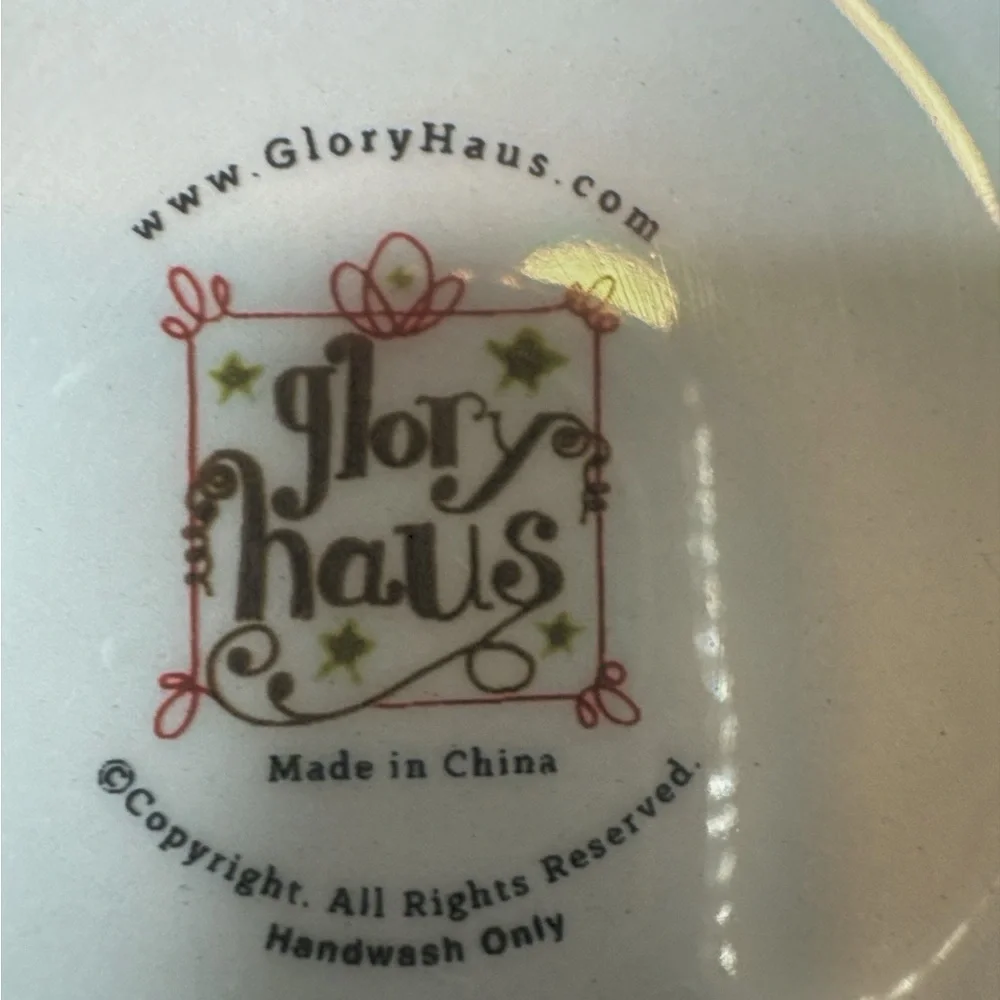 Glory Haus “Filled with Luck” 16 oz Mug. Hand painted. (1-I) - Picture 4 of 4